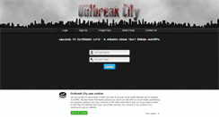 Desktop Screenshot of outbreakcity.com